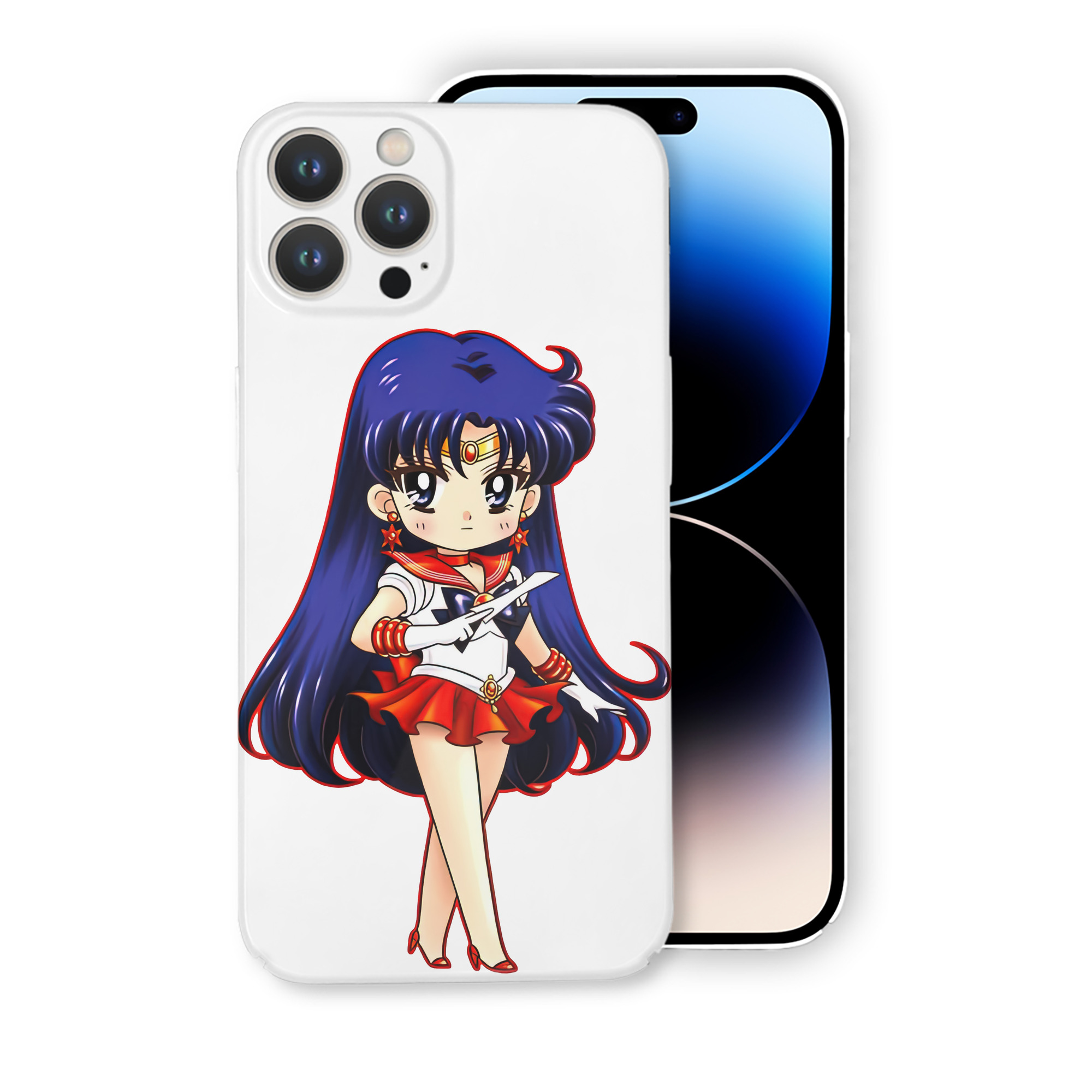 （画像用） 美少女戦士セーラームーン 火野レイ ひの レイ Sailor Moon Hino Rei （セーラーマーズ,Sailor Mars） 【iPhone 14シリーズ対応】ハードケース